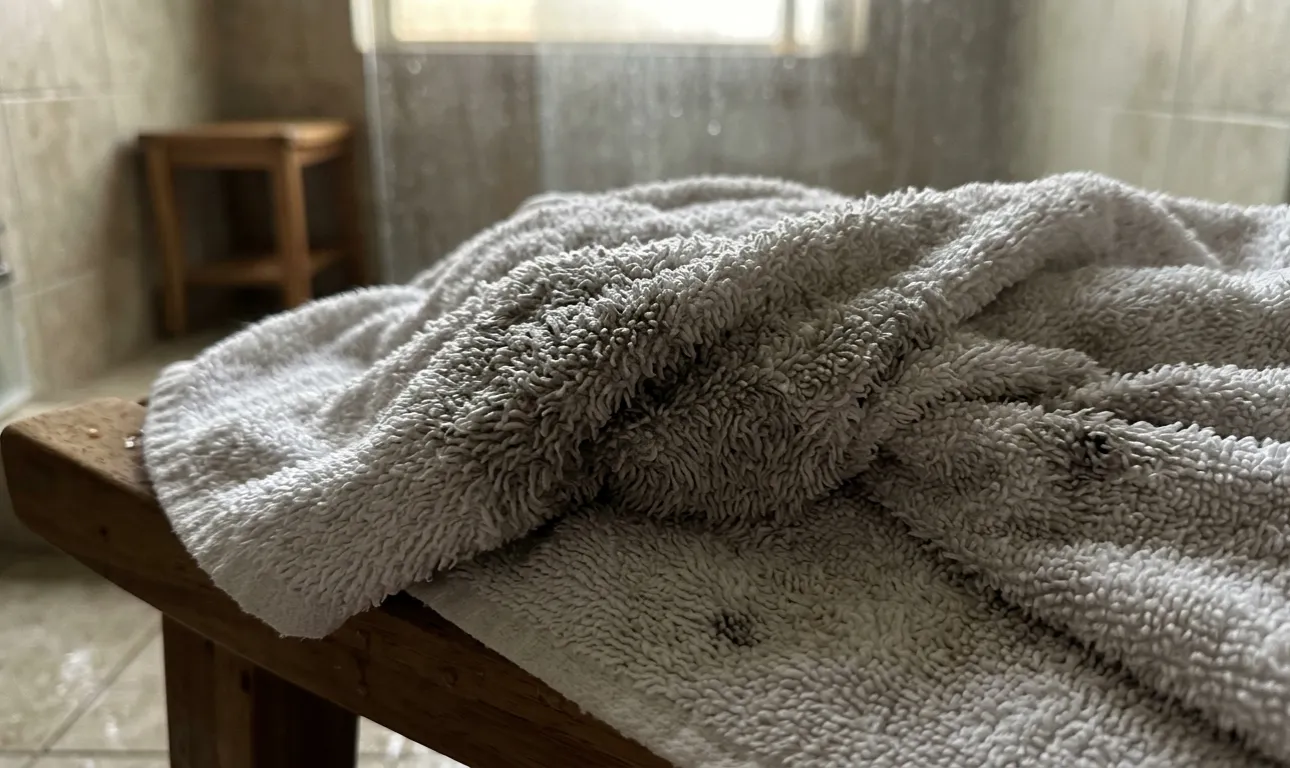 Nebezpečný zvyk z hotelů: proč froté župan ihned po sprše kazí kůži i věc samotnou