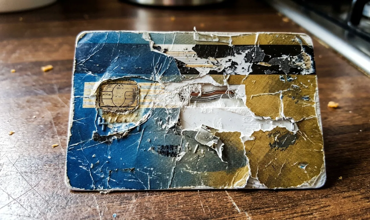 Setřená vrstva na bankovní kartě, proč se už nikdy nesnažím oživovat starý plast