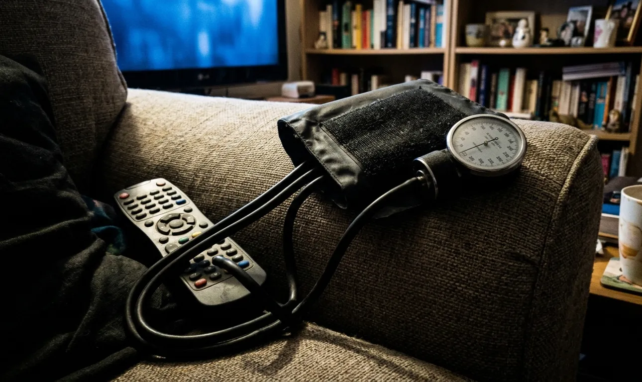 Televize vám ukradne lehkost nohou a zvýší krevní tlak